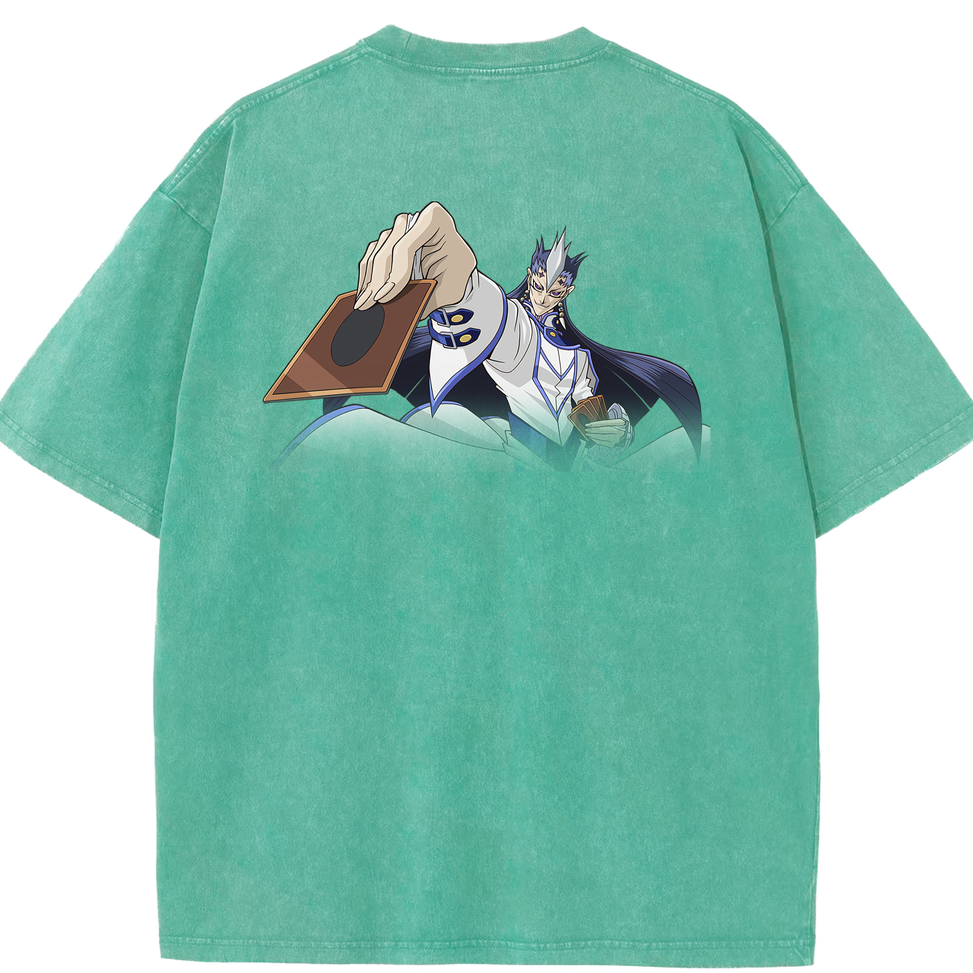 （画像用） 遊☆戯☆王 Yu-Gi-Oh! 綿100% ヴィンテージ風 半袖Tシャツ（背面プリント）